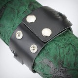 Bracelet de force 95 - Noir bandes qui se croisent