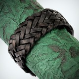 Bracelet de force 123 - Noir tressé