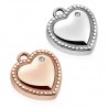 Pendentif petit coeur avec zircone (19)