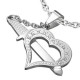 Pendentif coeur avec dague (36)