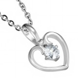 Pendentif petit coeur zircone (37)