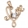 Pendentif coeur love (39)