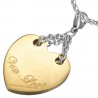 Pendentif coeur jaune Vow love (57)