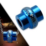 Pendentif anneau 09 - Bleu latin