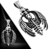 Pendentif gothique 13 - Zombie aileée