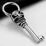 Pendentif gothique 19 - Clé avec crâne