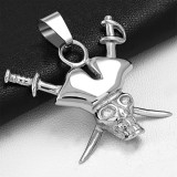 Pendentif gothique 20 - Pirate avec sabres