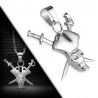 Pendentif gothique 20 - Pirate avec sabres