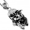 Pendentif gothique 21 - Crâne avec serpent