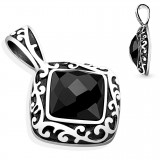 Pendentif gothique 22 - Losange noir