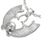 Pendentif gothique 26 - Tête de mort et ailes