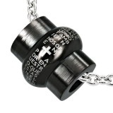 Pendentif anneau 36 - Cylindre et cercle latin