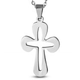 Pendentif croix 025 - Bords arrondis