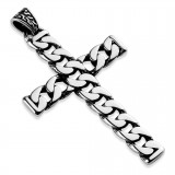 Pendentif croix 030 - Style chaine