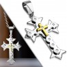 Pendentif croix 060 - Deluxe strass