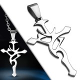 Pendentif croix 075 - Abstraite