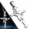 Pendentif croix 075 - Abstraite