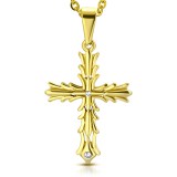 Pendentif croix 146 - Deluxe médiévale gold-ip