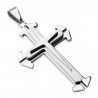 Pendentif croix 094 - Triple grise