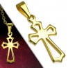 Pendentif croix 143 - Gold-ip creux