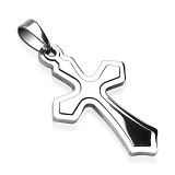Pendentif croix 099 - Deux parties