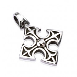 Pendentif croix 138 - Fleurs de lys