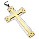 Pendentif croix 102 - Centre jaune