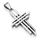 Pendentif croix 120 - Trois lignes