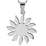 Pendentif acier 03 - Soleil