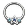 Piercing micro-bcr 37 - étoile de David