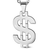 Pendentif acier 36 - Dollar US