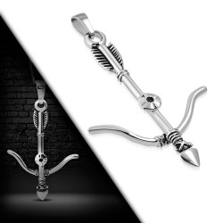 Pendentif acier 46 - Arbalète