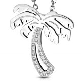 Pendentif acier 58 - Palmier