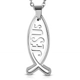 Pendentif acier 63 - Jesus