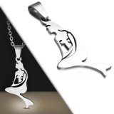 Pendentif acier 67 - Sirène