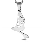 Pendentif acier 67 - Sirène