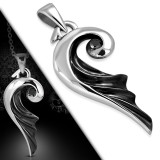Pendentif acier 78 - Aile gothique