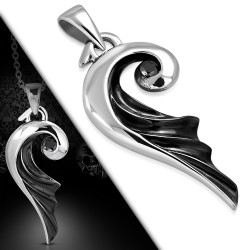 Pendentif acier 78 - Aile gothique
