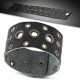 Bracelet de force 06 - Noir avec cercles