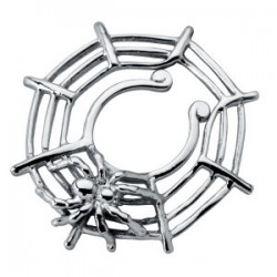 Faux-piercing pour téton 04 - Toile d'araignée