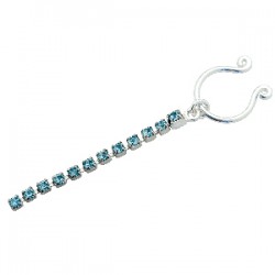 Faux-piercing pour téton 16 - Ligne de strass