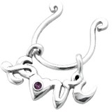 Faux-piercing pour téton 17 - Love