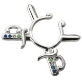 Faux-piercing pour téton 18 - épée