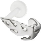 Piercing tragus micro-labret 21 - Flammes