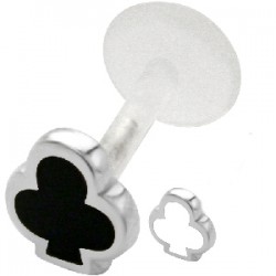 Piercing micro-labret PTFE 37 - Trêfle