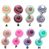 Piercing de langue UV 49 - Vague