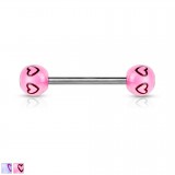Piercing de langue UV 93 - Love