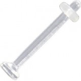 Piercing langue discret retainer