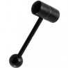 Piercing pour langue PVD 07 - Pilule black-line