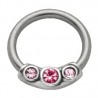Piercing micro-bcr 32 - Trois strass